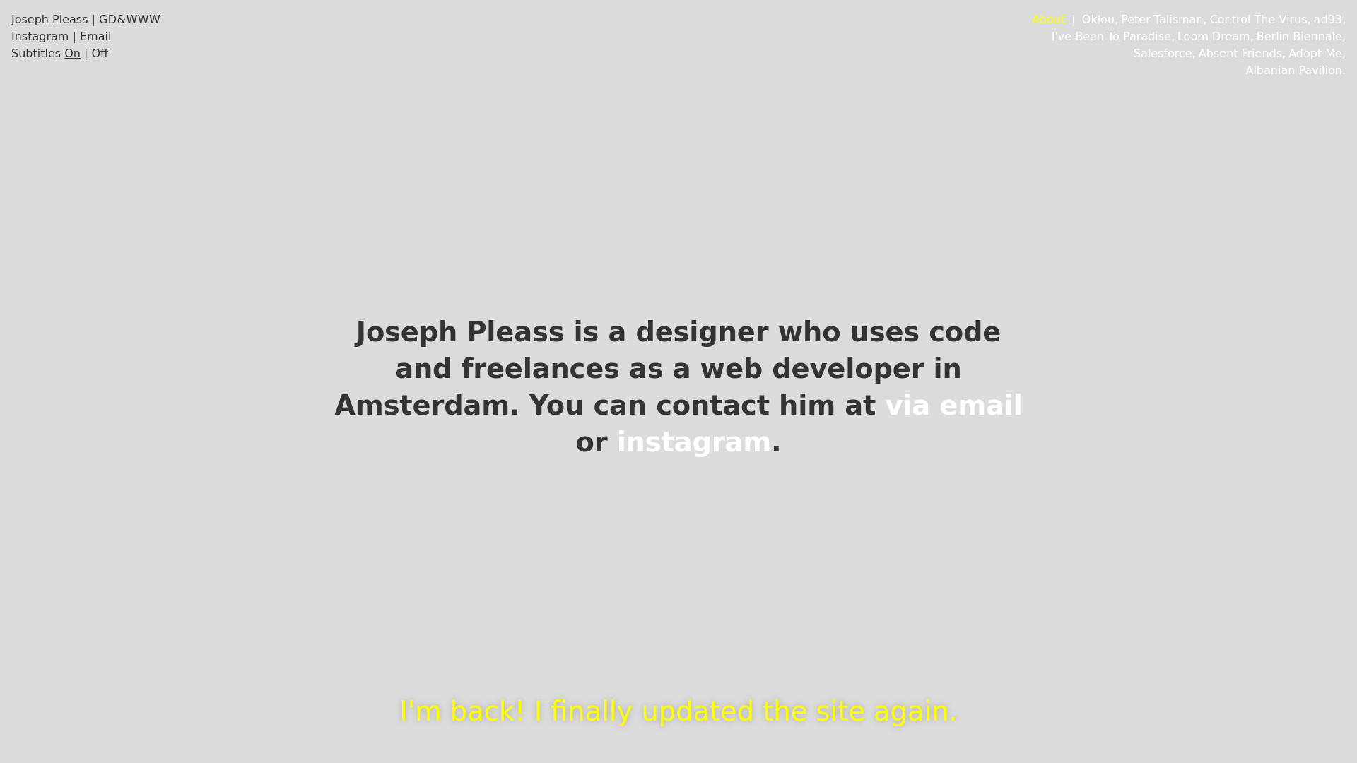 josephpleass.com