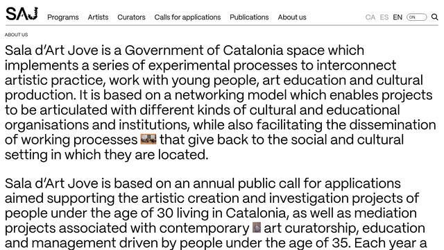 saladartjove.cat/en/contact-us